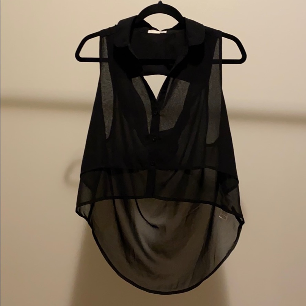 Chiffon muscle tee